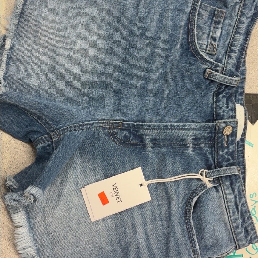 Blue Gradient Distressed Jeans